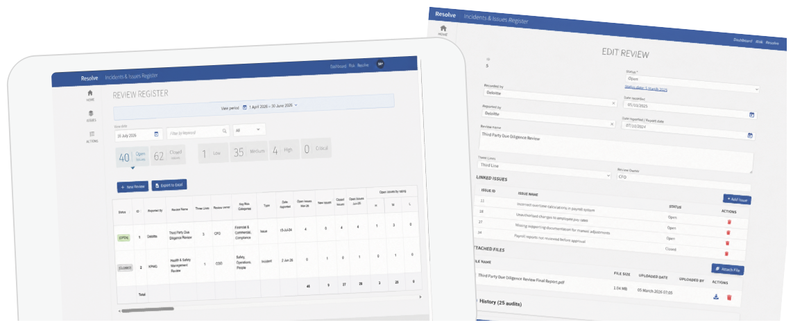 Quantate Resolve: Review Management
